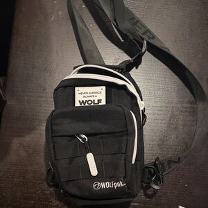 WOLF Black Belt Bag mini
